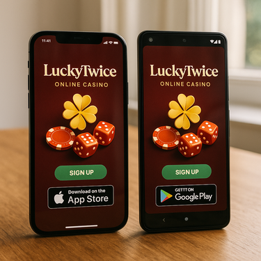 LuckyTwice - App Beschikbaarheid - Mobiele Casino Apps